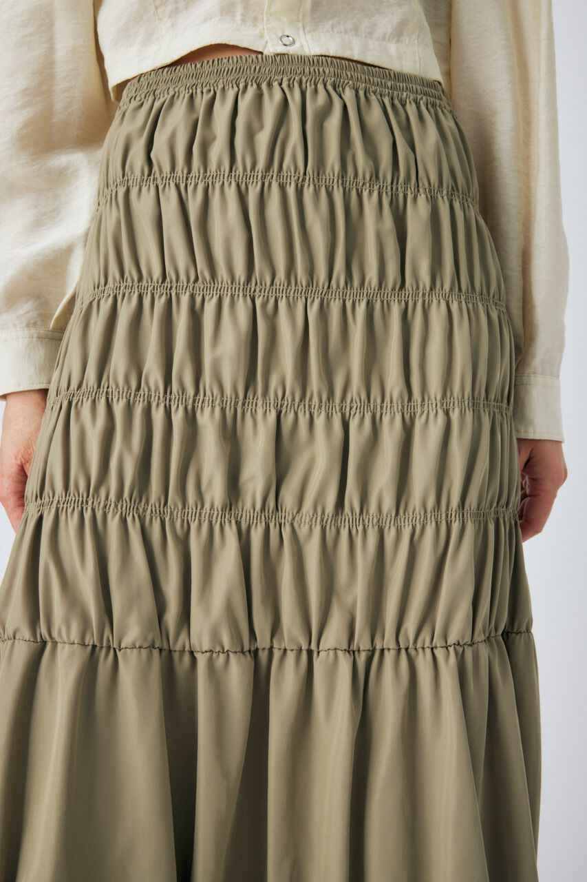 MOUSSY「SHIRRING ロングスカート」|スカート|
