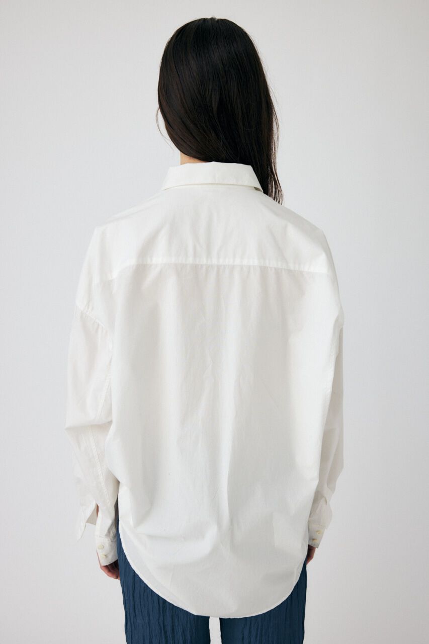 MOUSSY「EMBROIDERY POPLIN LOOSE シャツ」|シャツ・ブラウス|