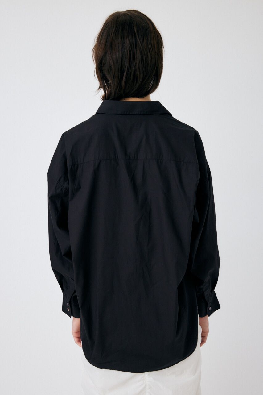 MOUSSY「EMBROIDERY POPLIN LOOSE シャツ」|シャツ・ブラウス|