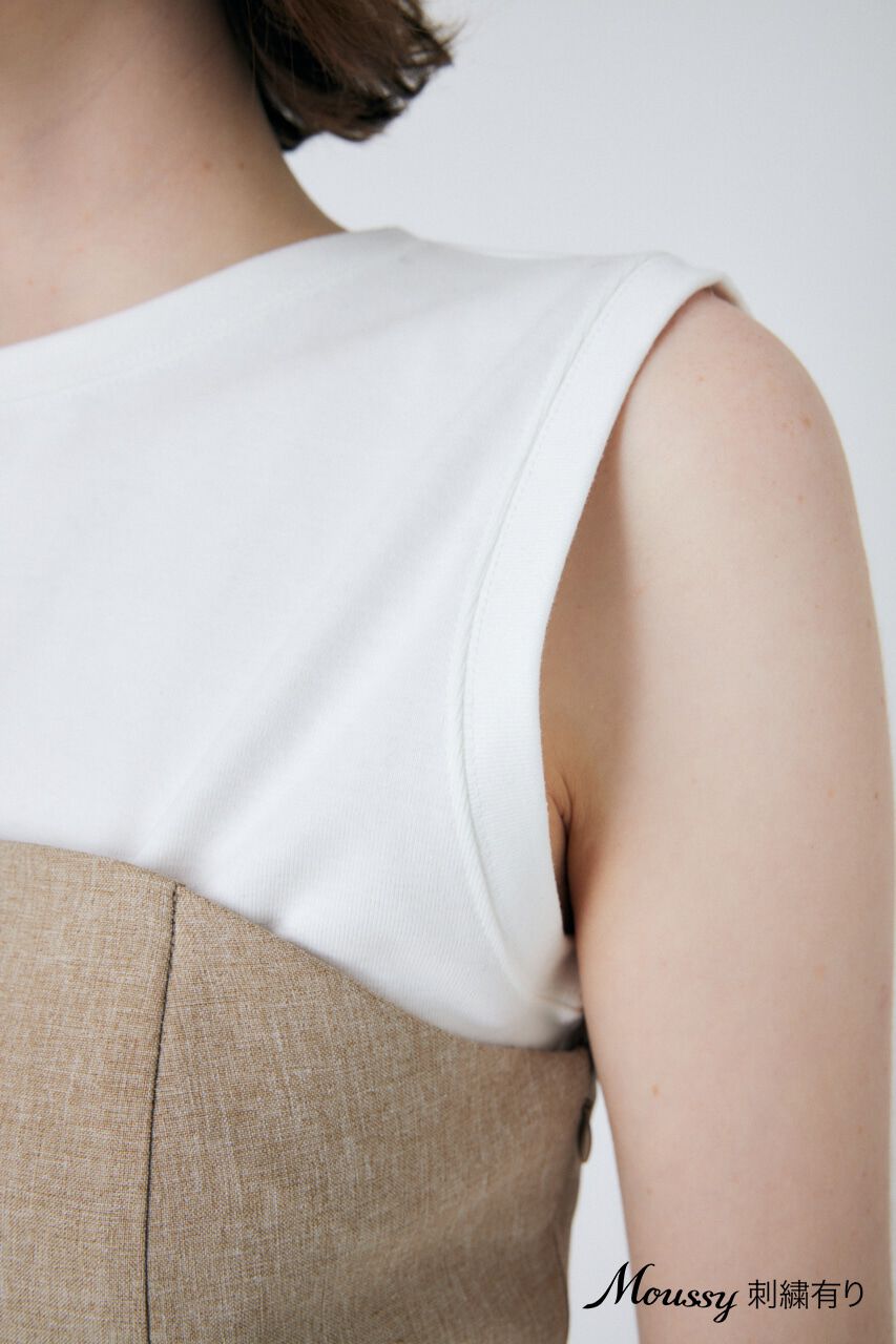 MOUSSY「SUVIN GIZA BASIC タンクトップ」|タンクトップ|