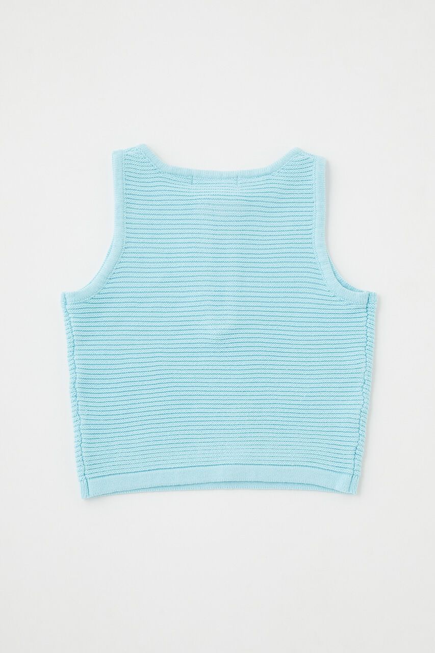 MOUSSY「ZIP UP KNIT タンクトップ」|タンクトップ|