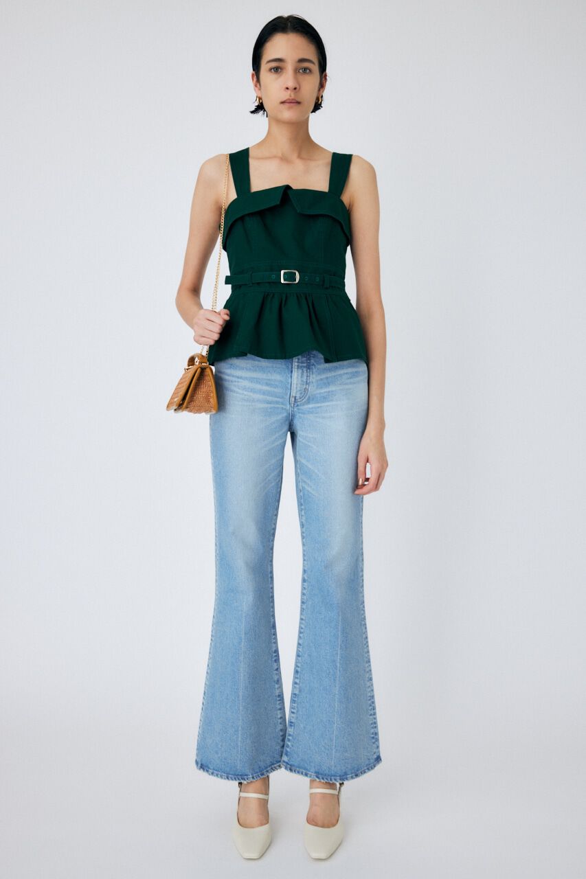 MOUSSY「STITCHED STRAPS コルセット」|タンクトップ|