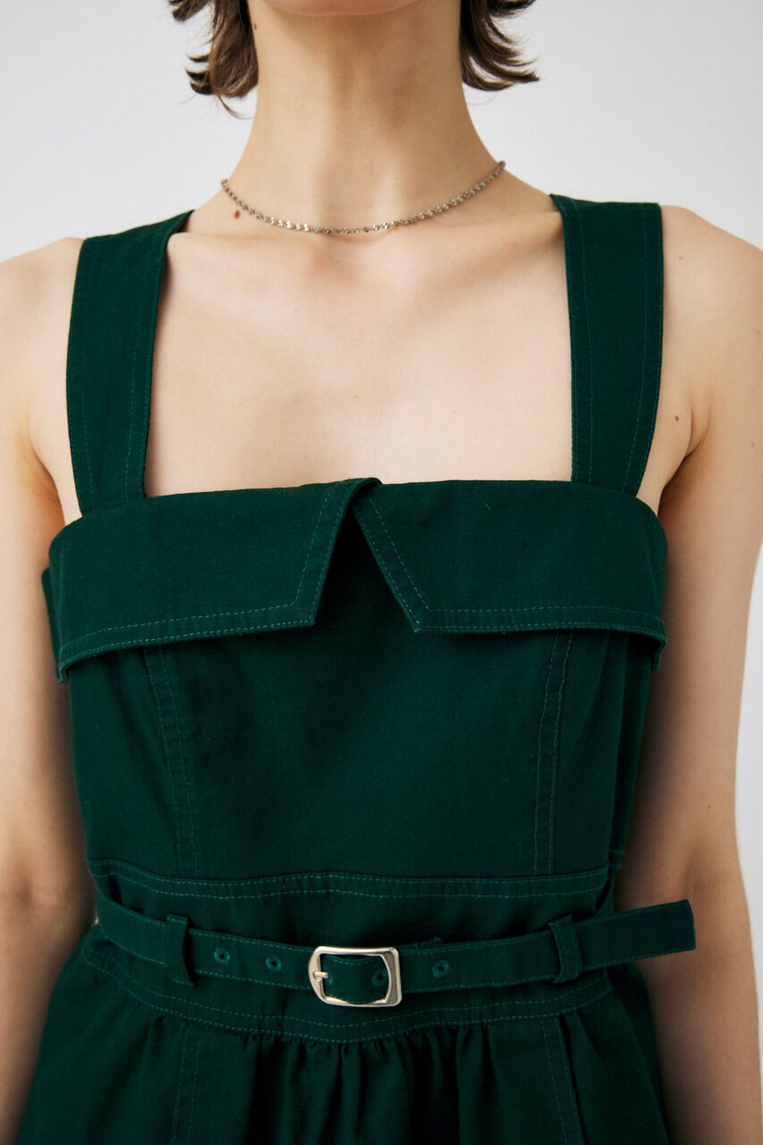 MOUSSY「STITCHED STRAPS コルセット」|タンクトップ|