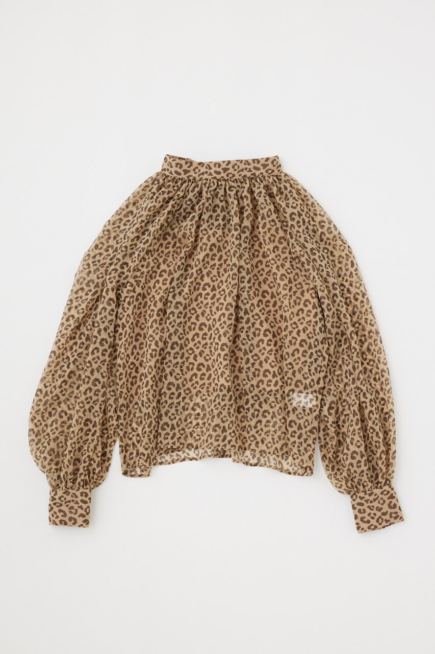 MOUSSY「BACK RIBBON SHEER ブラウス」|シャツ・ブラウス|