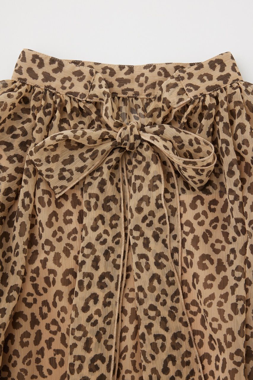 MOUSSY「BACK RIBBON SHEER ブラウス」|シャツ・ブラウス|