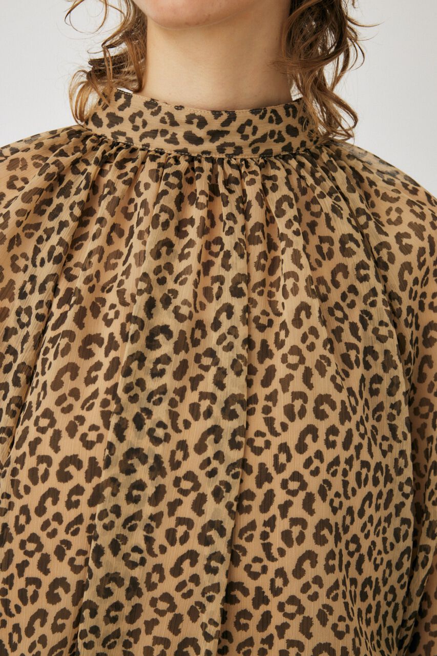 MOUSSY「BACK RIBBON SHEER ブラウス」|シャツ・ブラウス|