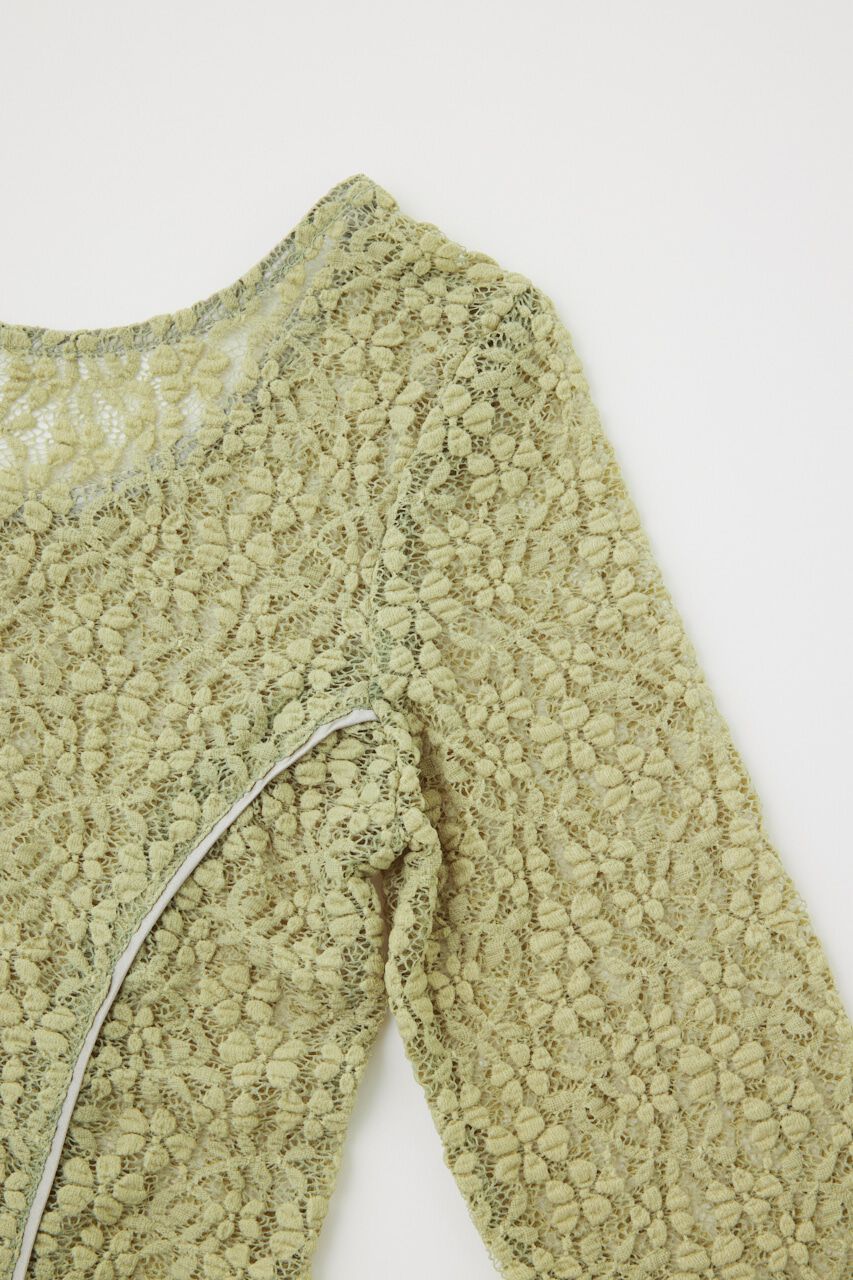 MOUSSY「BACK OPEN LACE CUT トップス」|Tシャツ・カットソー|