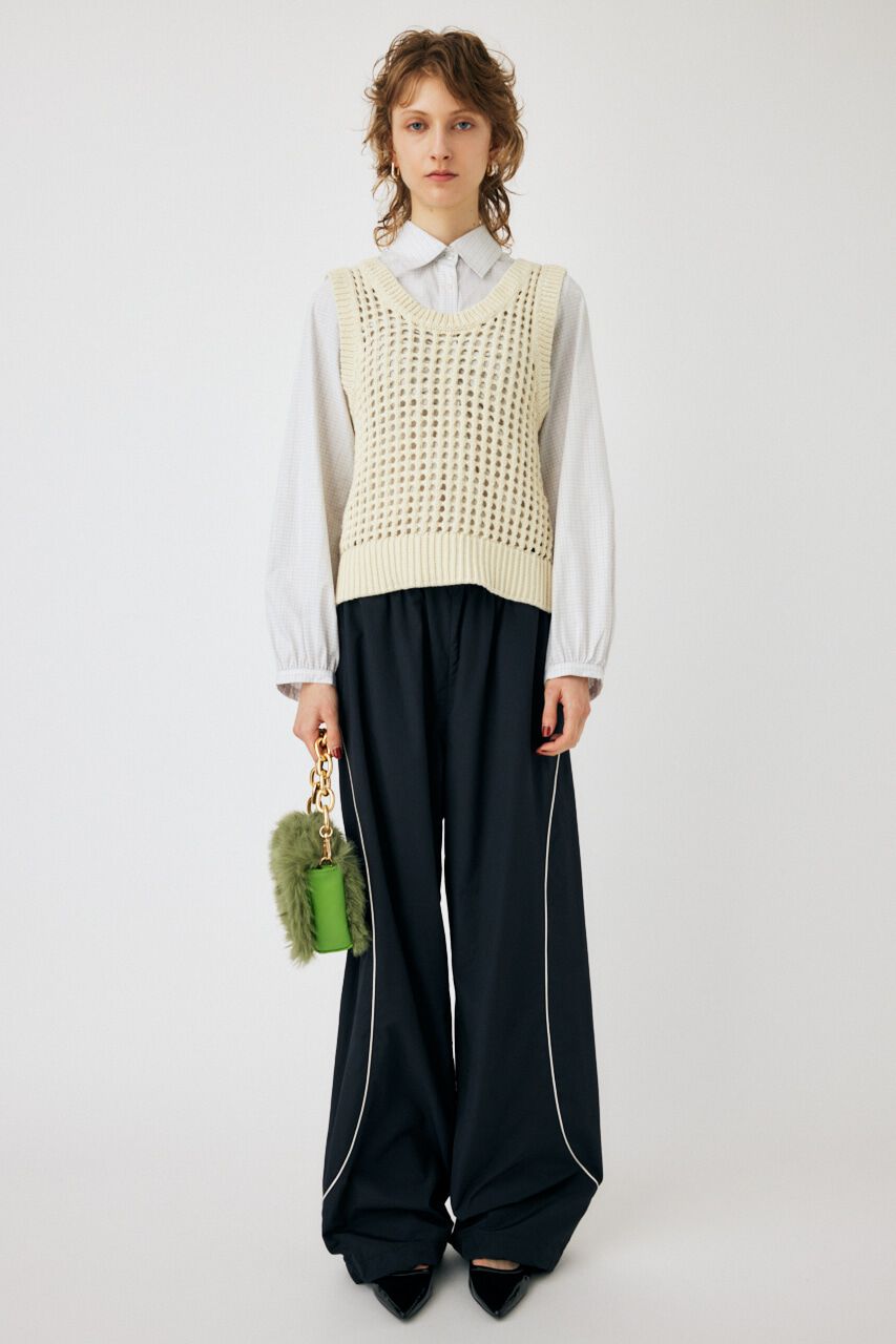 MOUSSY「RUCHED STRETCH シャツ」|シャツ・ブラウス|