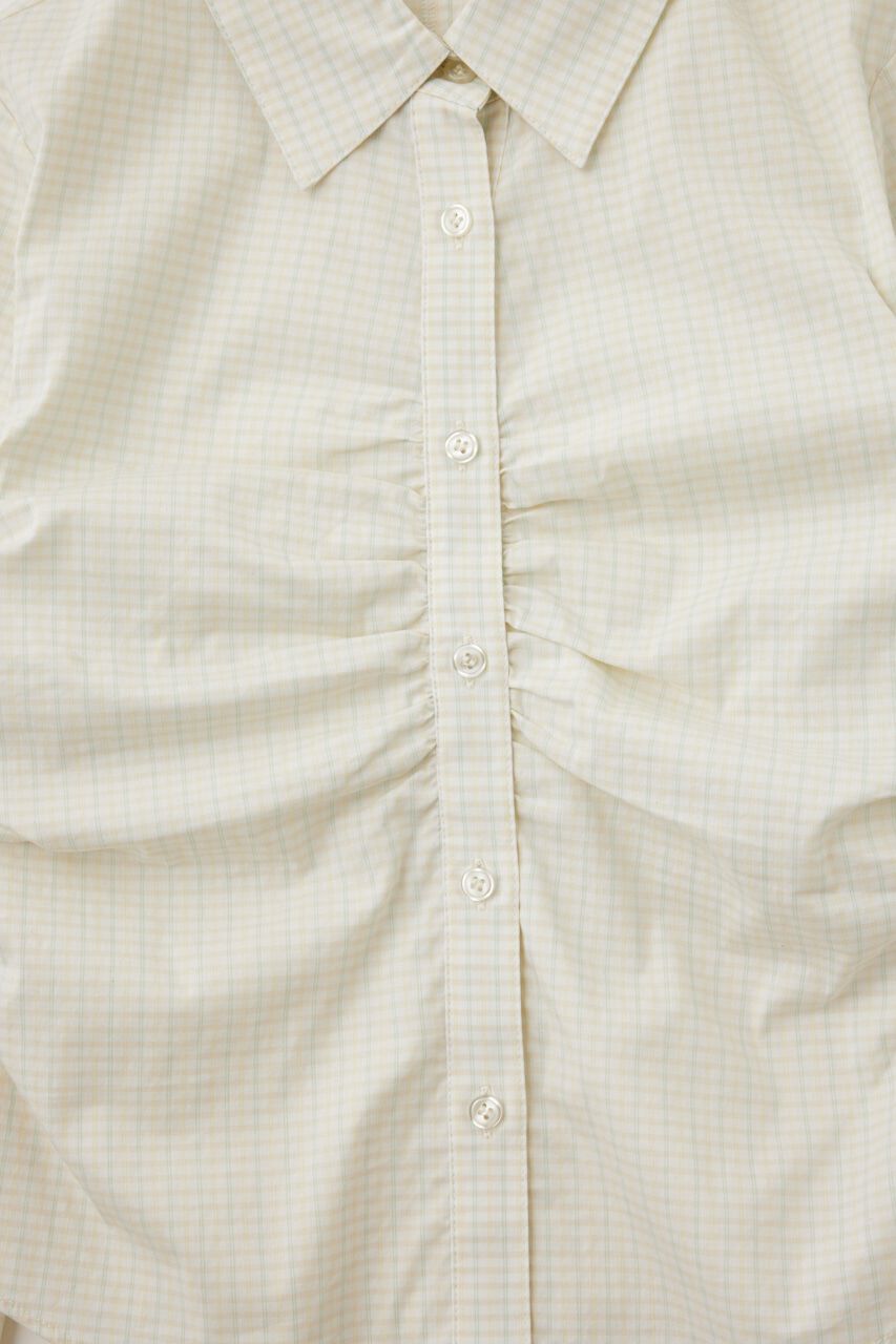 MOUSSY「RUCHED STRETCH シャツ」|シャツ・ブラウス|