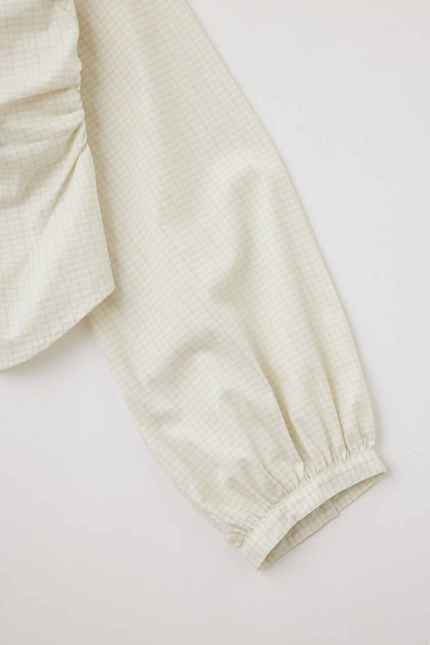 MOUSSY「RUCHED STRETCH シャツ」|シャツ・ブラウス|