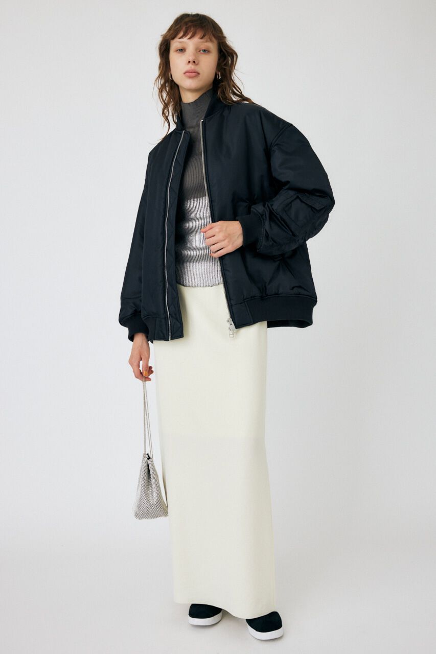 MOUSSY「OVER MA1 ジャケット」|ブルゾン・スタジャン|