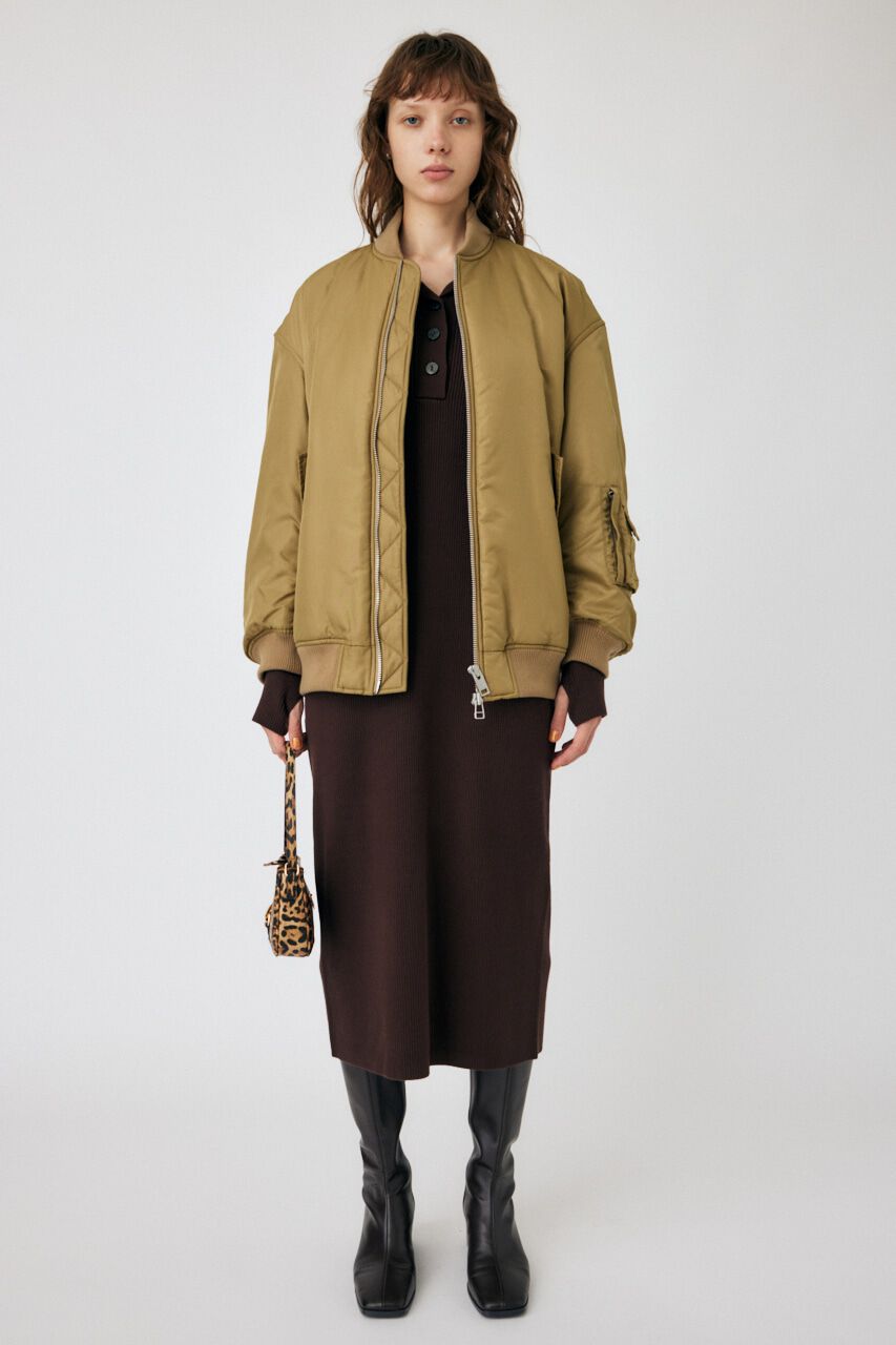 MOUSSY「OVER MA1 ジャケット」|ブルゾン・スタジャン|