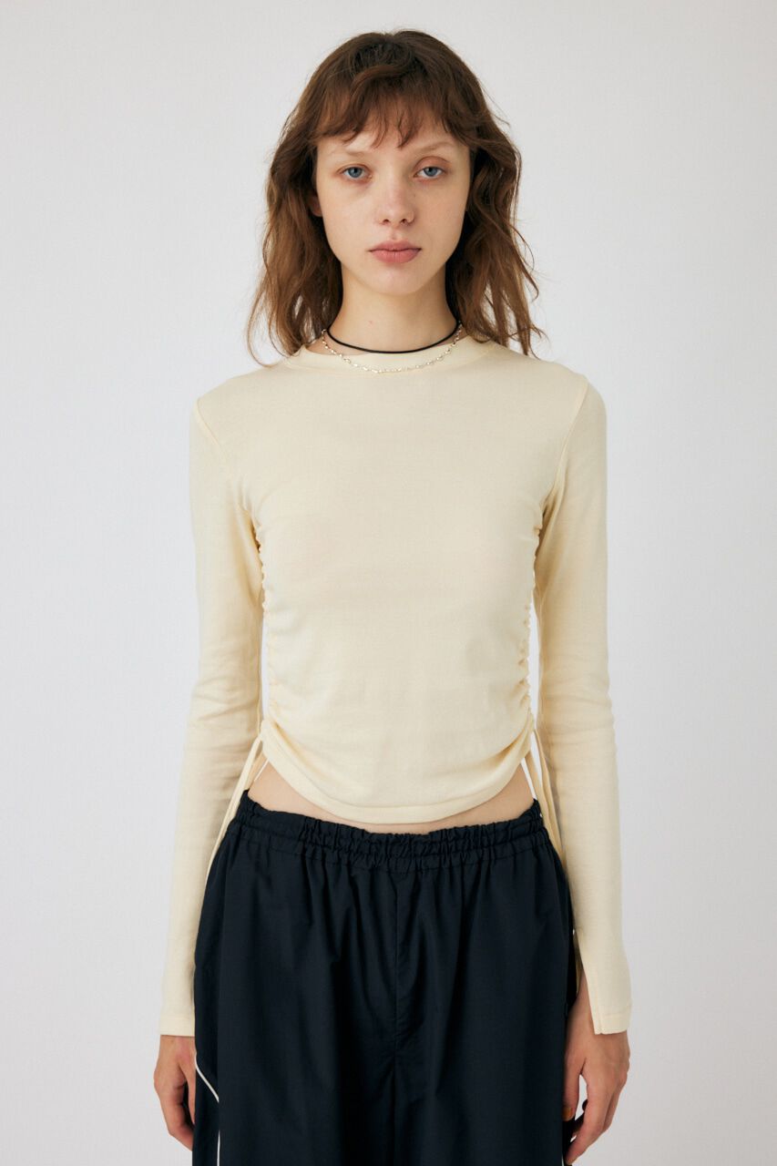 MOUSSY「TULLE LAYERED SHIRT ブラウス」|シャツ・ブラウス|