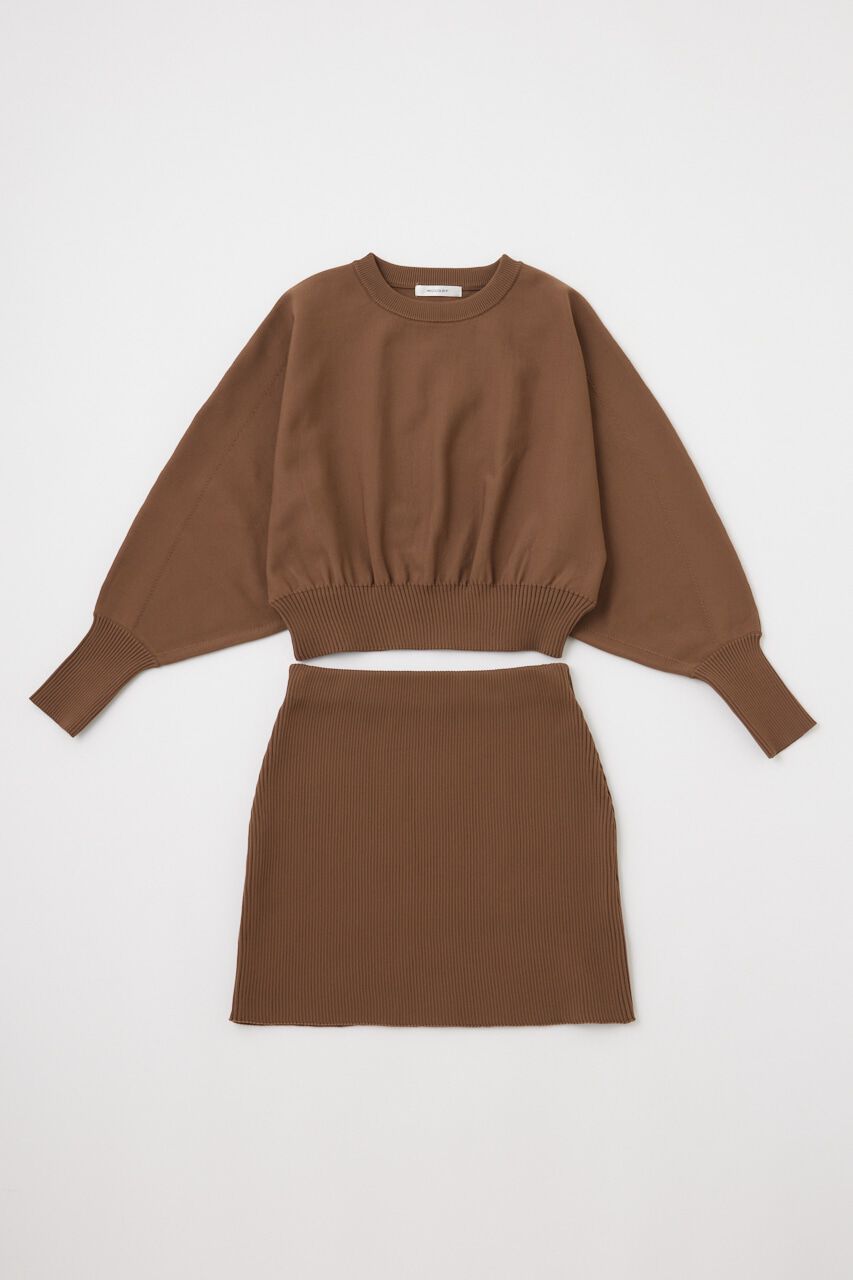 MOUSSY「KNIT COMBI MINI ドレス」|ワンピース|