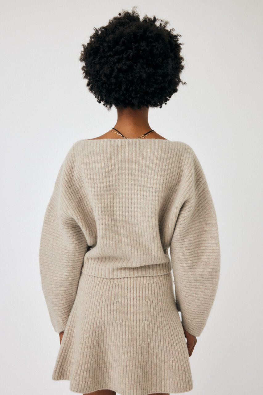 MOUSSY「WOOLBANANA SLEEVE WOOL ニット」|ニット・セーター|
