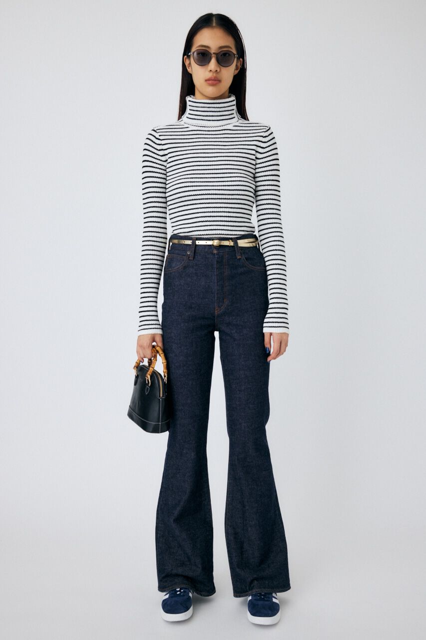 MOUSSY「HI NECK RIB ニット」|ニット・セーター|