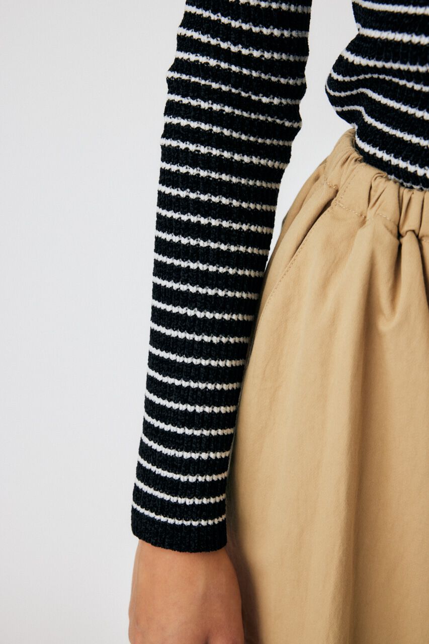 MOUSSY「HI NECK RIB ニット」|ニット・セーター|