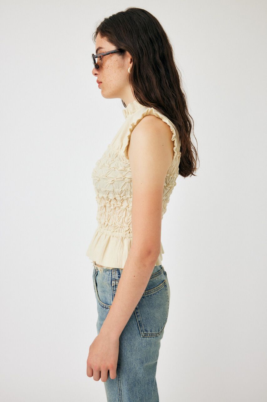 MOUSSY「WRINKLED FRILL ブラウス」|シャツ・ブラウス|