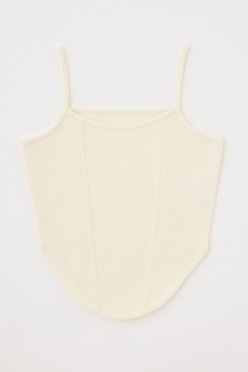 MOUSSY「CORSET KNIT キャミソール」|キャミソール|