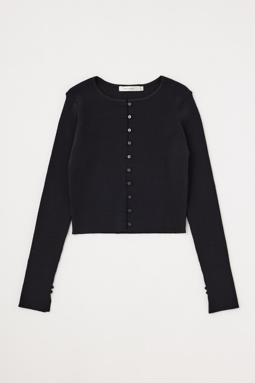 MOUSSY「LOOP BUTTON KNIT カーディガン」|カーディガン|