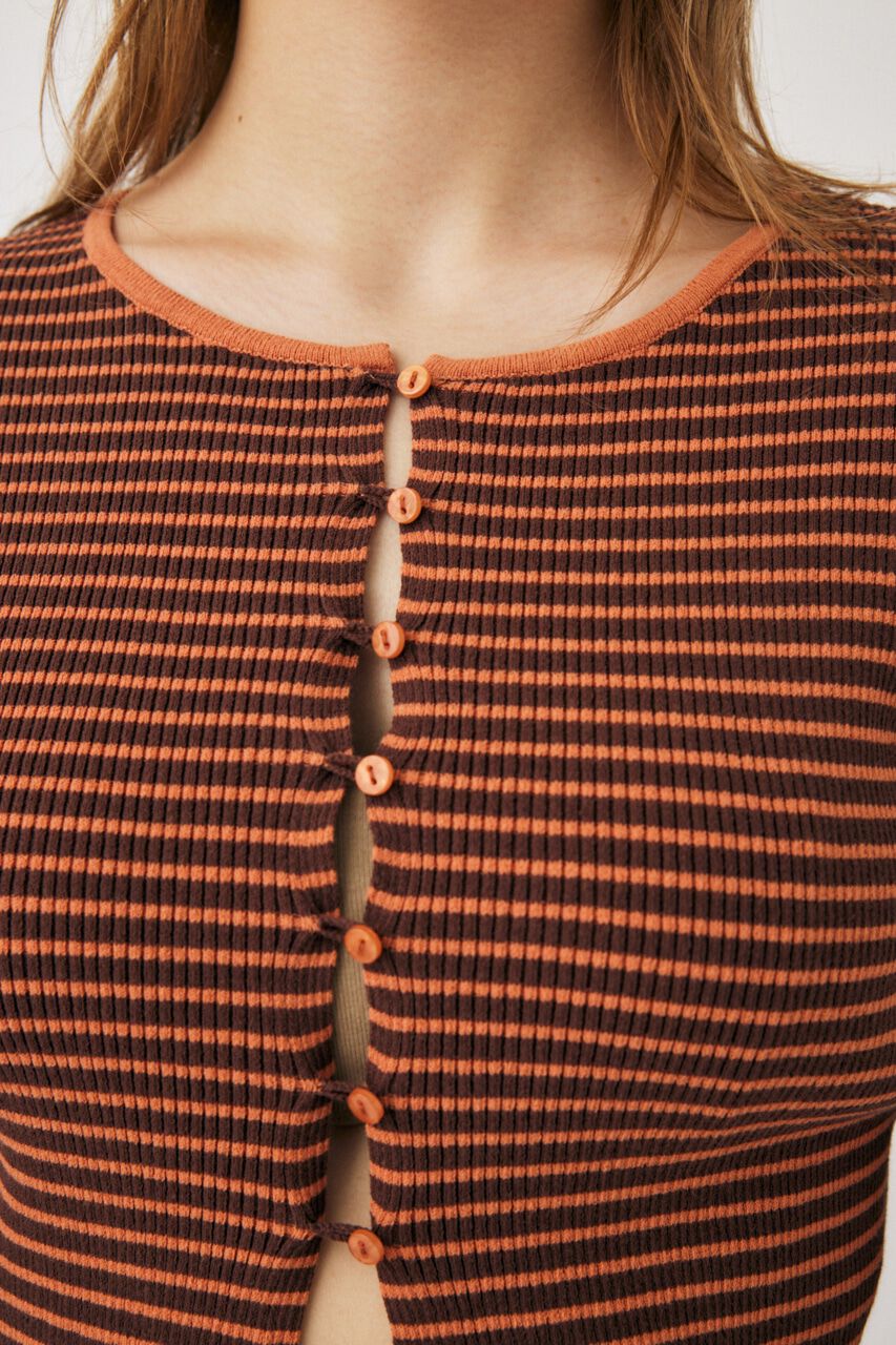 MOUSSY「LOOP BUTTON KNIT カーディガン」|カーディガン|