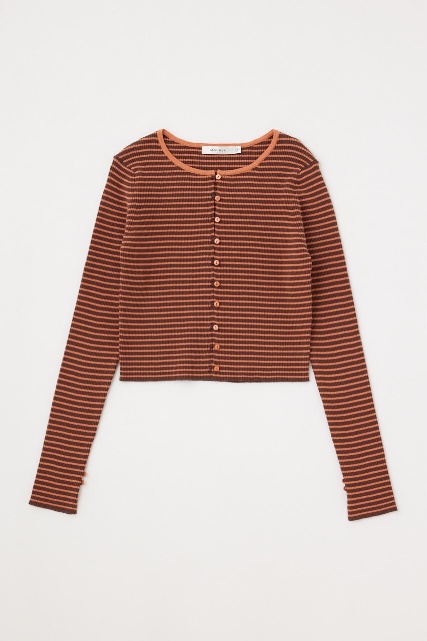 MOUSSY「LOOP BUTTON KNIT カーディガン」|カーディガン|