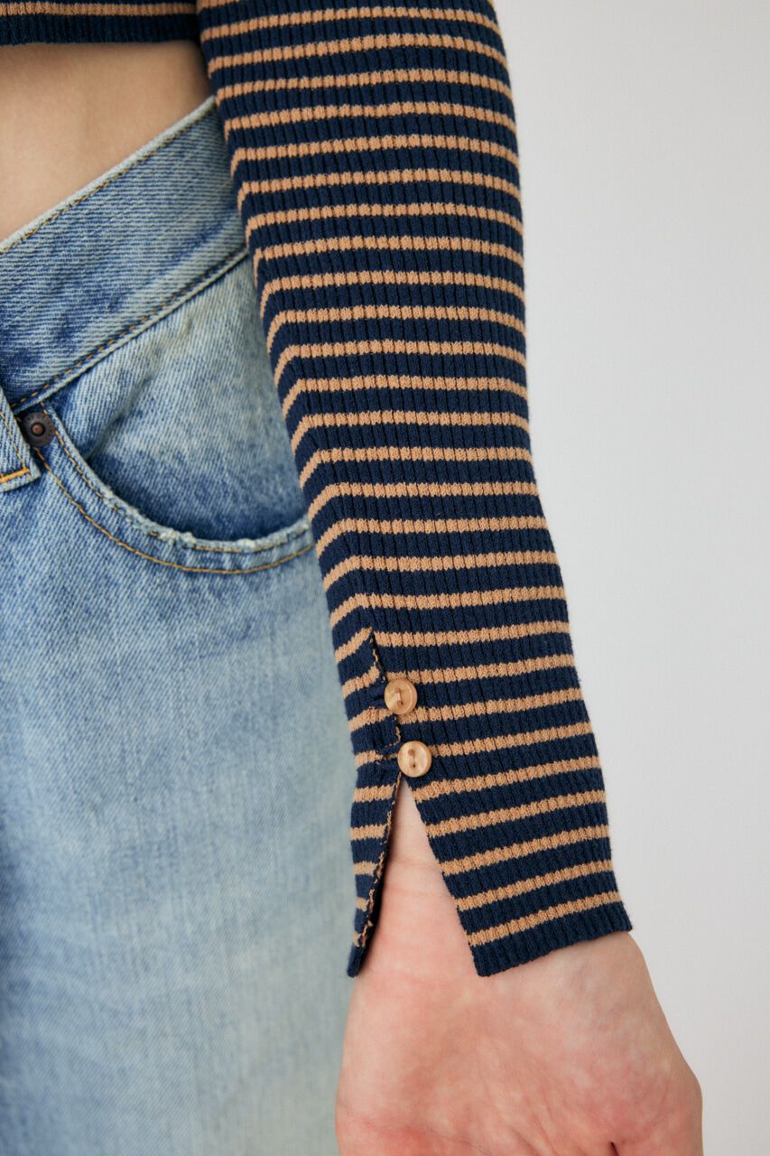 MOUSSY「LOOP BUTTON KNIT カーディガン」|カーディガン|