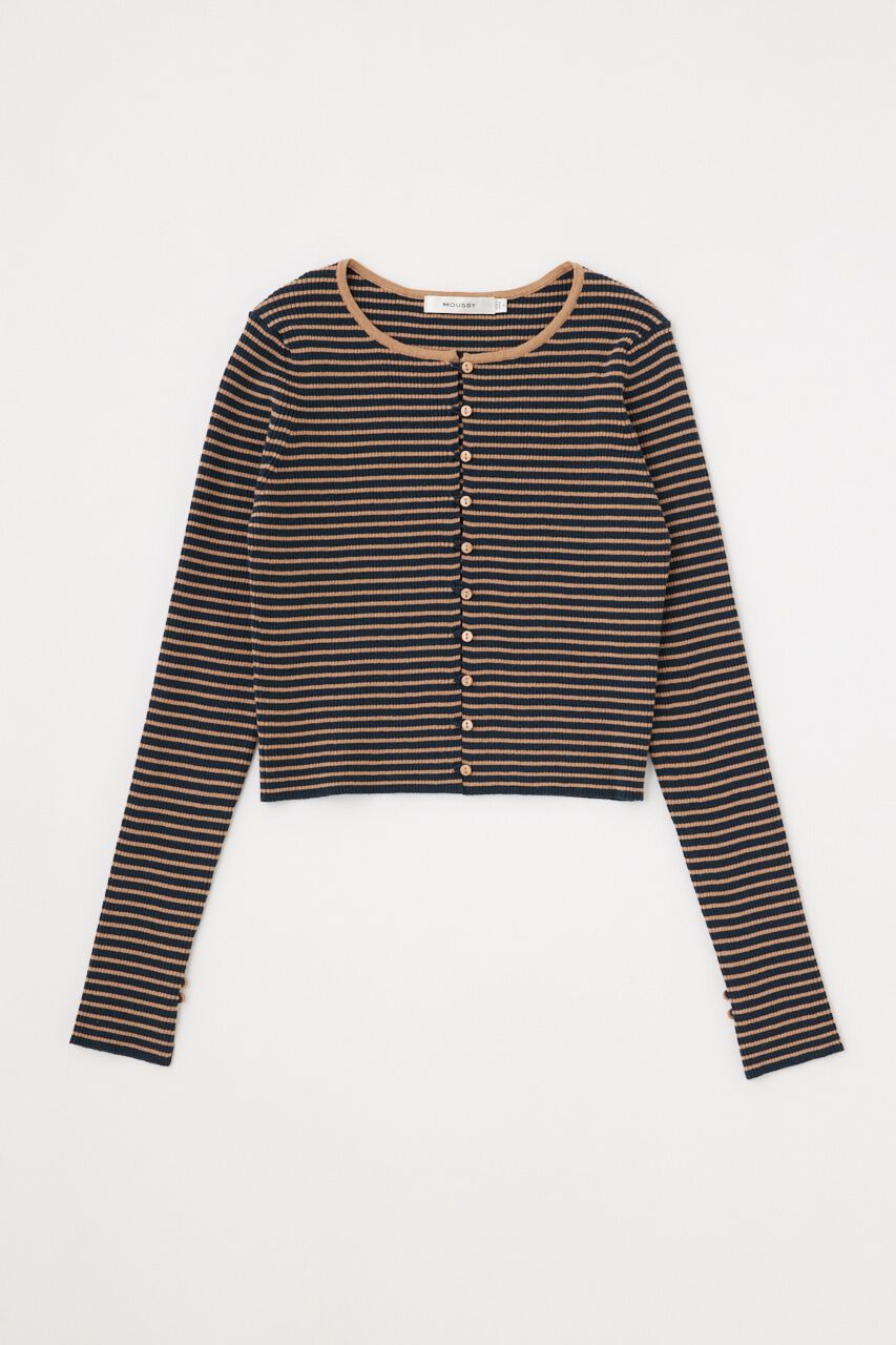 MOUSSY「LOOP BUTTON KNIT カーディガン」|カーディガン|