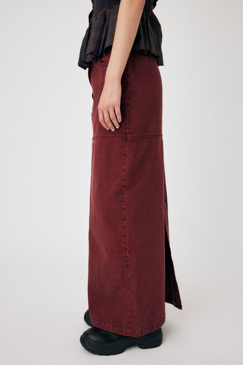 MOUSSY「ACID WASH PENCIL MAXI スカート」|スカート|
