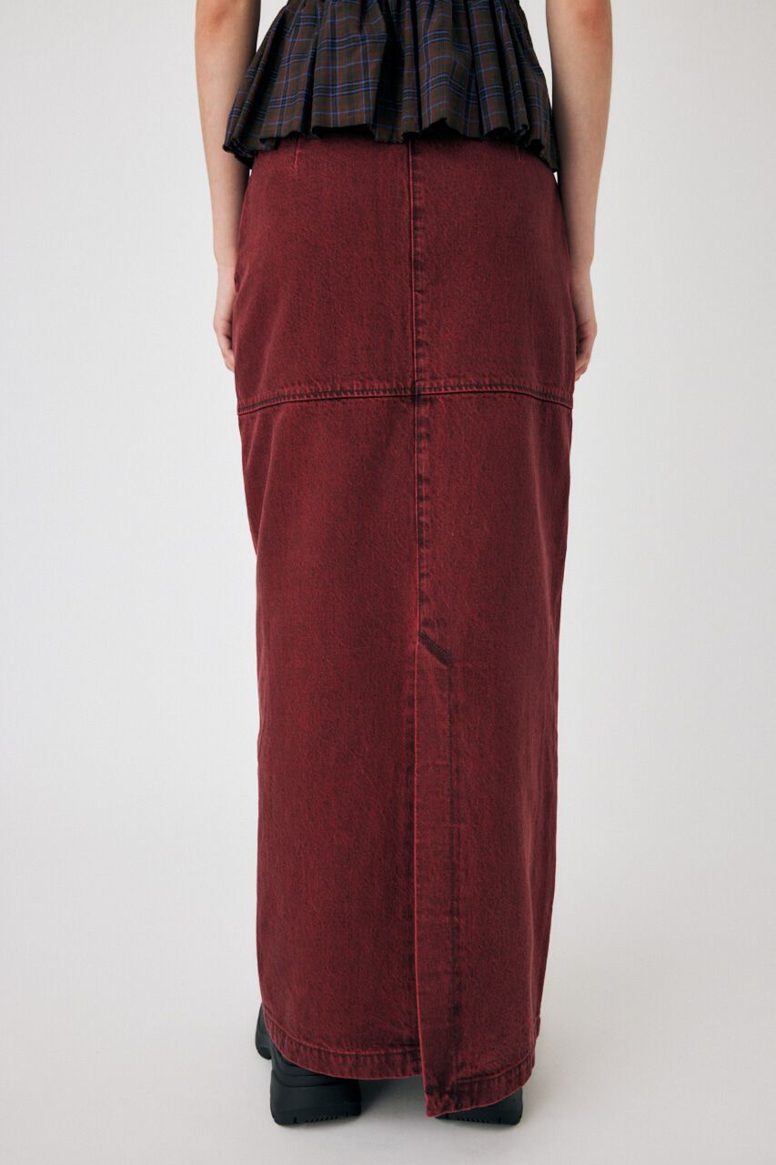 MOUSSY「ACID WASH PENCIL MAXI スカート」|スカート|