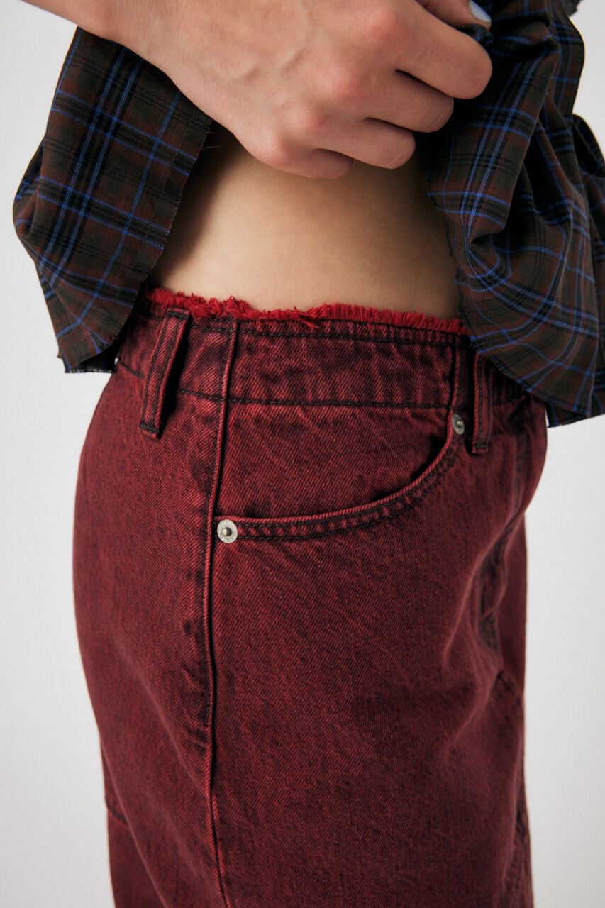 MOUSSY「ACID WASH PENCIL MAXI スカート」|スカート|