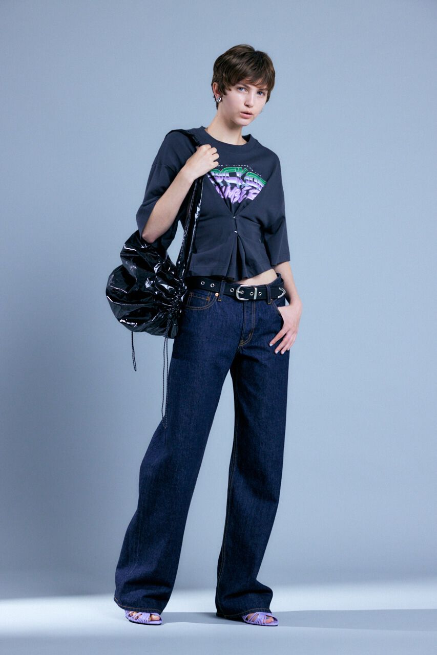 MOUSSY「90S LOWRISE LOOSE STRAIGHT OW」|デニム|