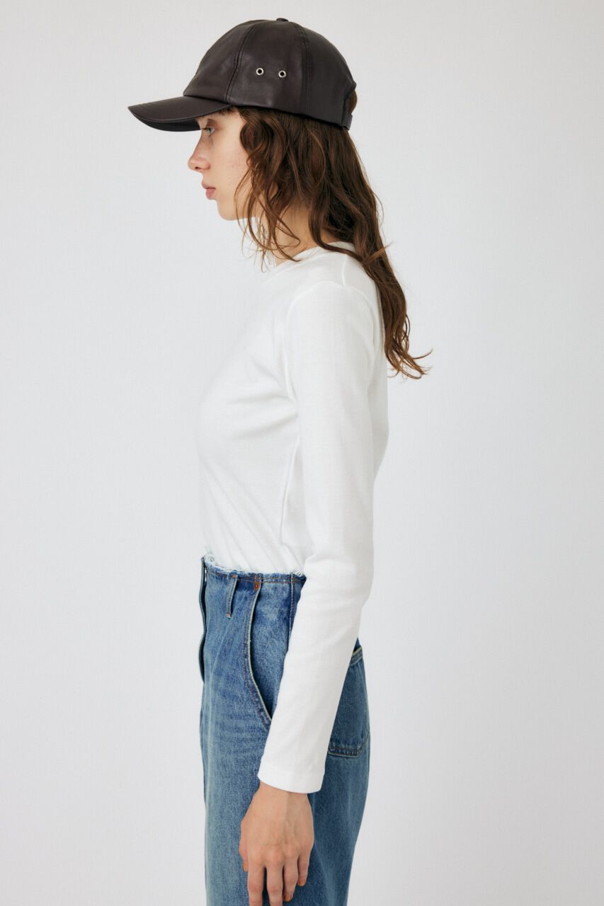 MOUSSY「SUVIN GIZA MINIMAL LS Tシャツ」|Tシャツ・カットソー|