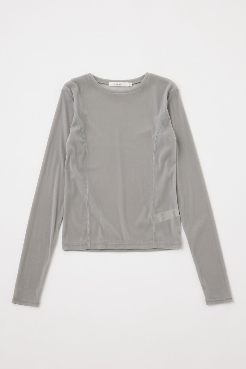 MOUSSY「FLOCKEY TULLE トップス」|Tシャツ・カットソー|