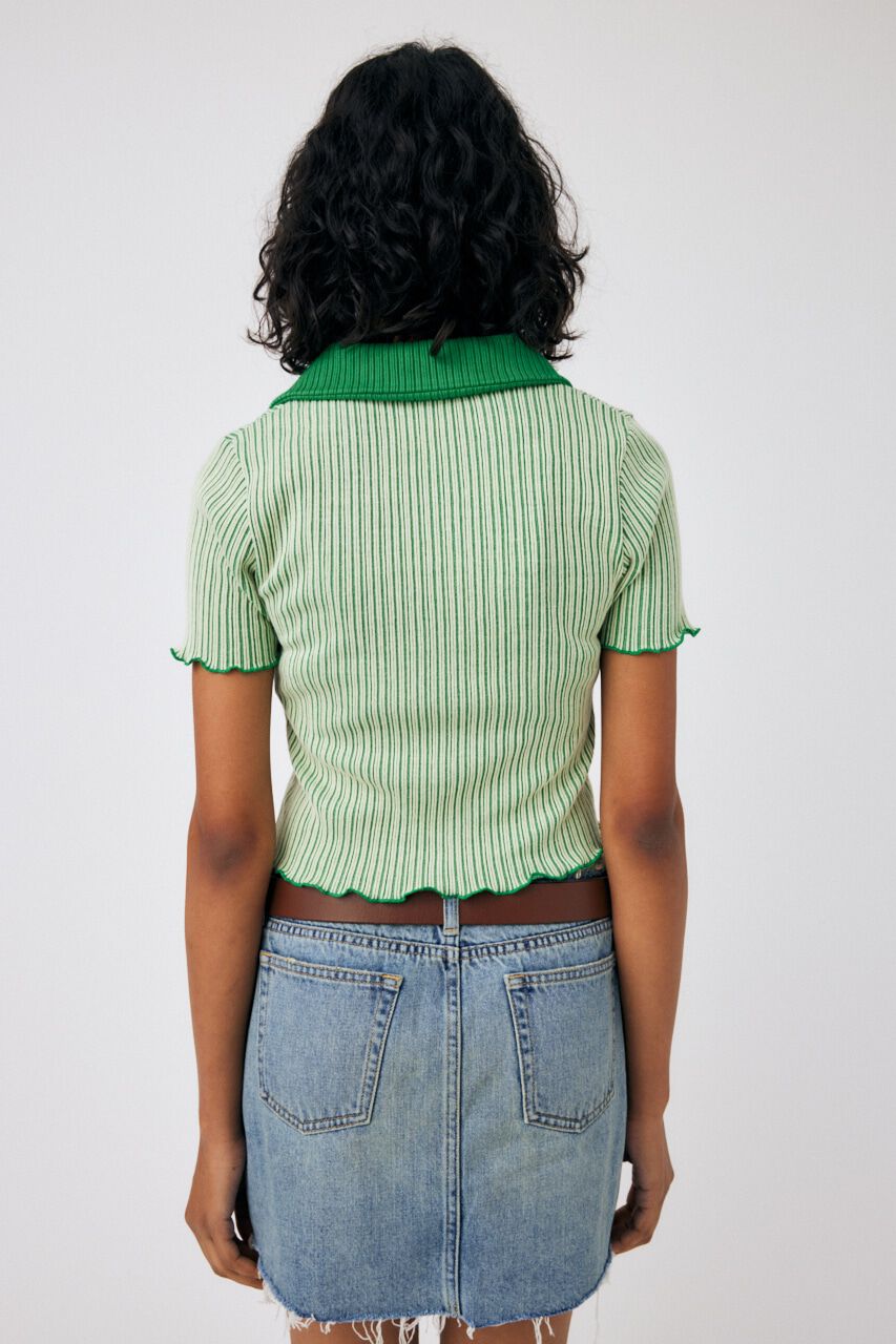 MOUSSY「BI-COLOR SKIPPER Tシャツ」|Tシャツ・カットソー|