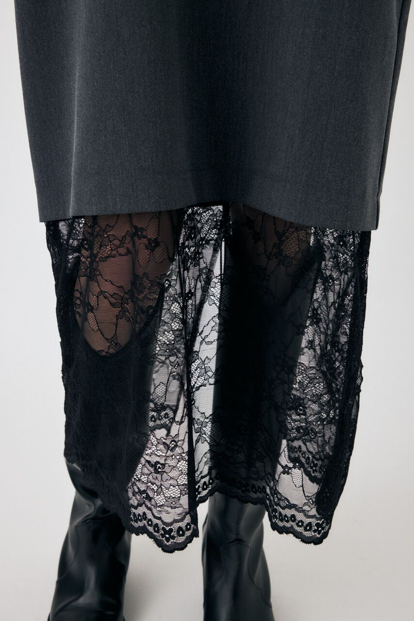 MOUSSY「LACE COMBI ドレス」|ワンピース|