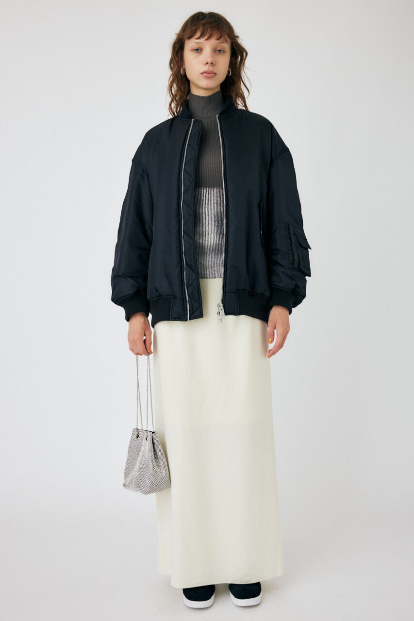 MOUSSY「SATIN MAXI TIGHT スカート」|スカート|