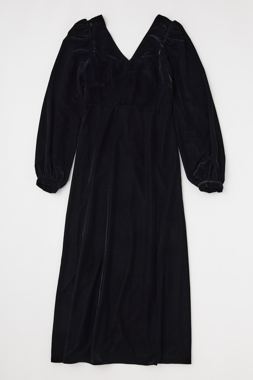 MOUSSY「FLORAL PRINT VELOUR ドレス」|ワンピース|