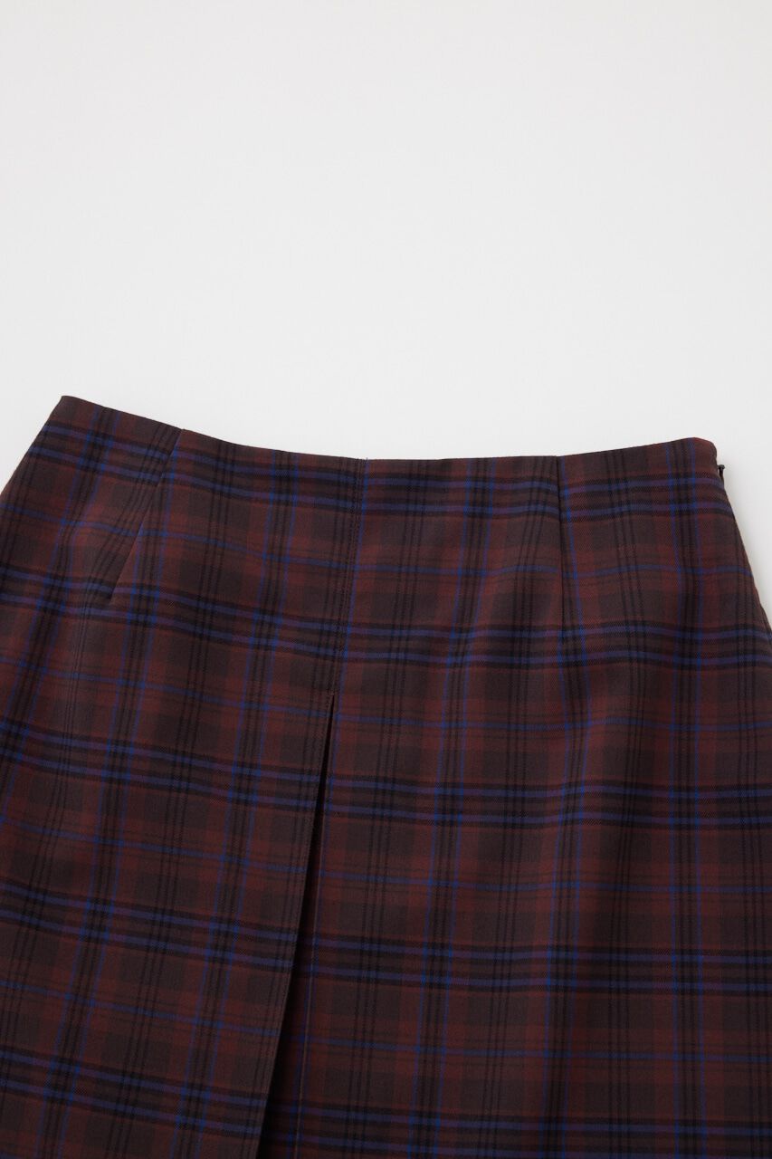 MOUSSY「FRONT TUCK CHECK スカート」|スカート|