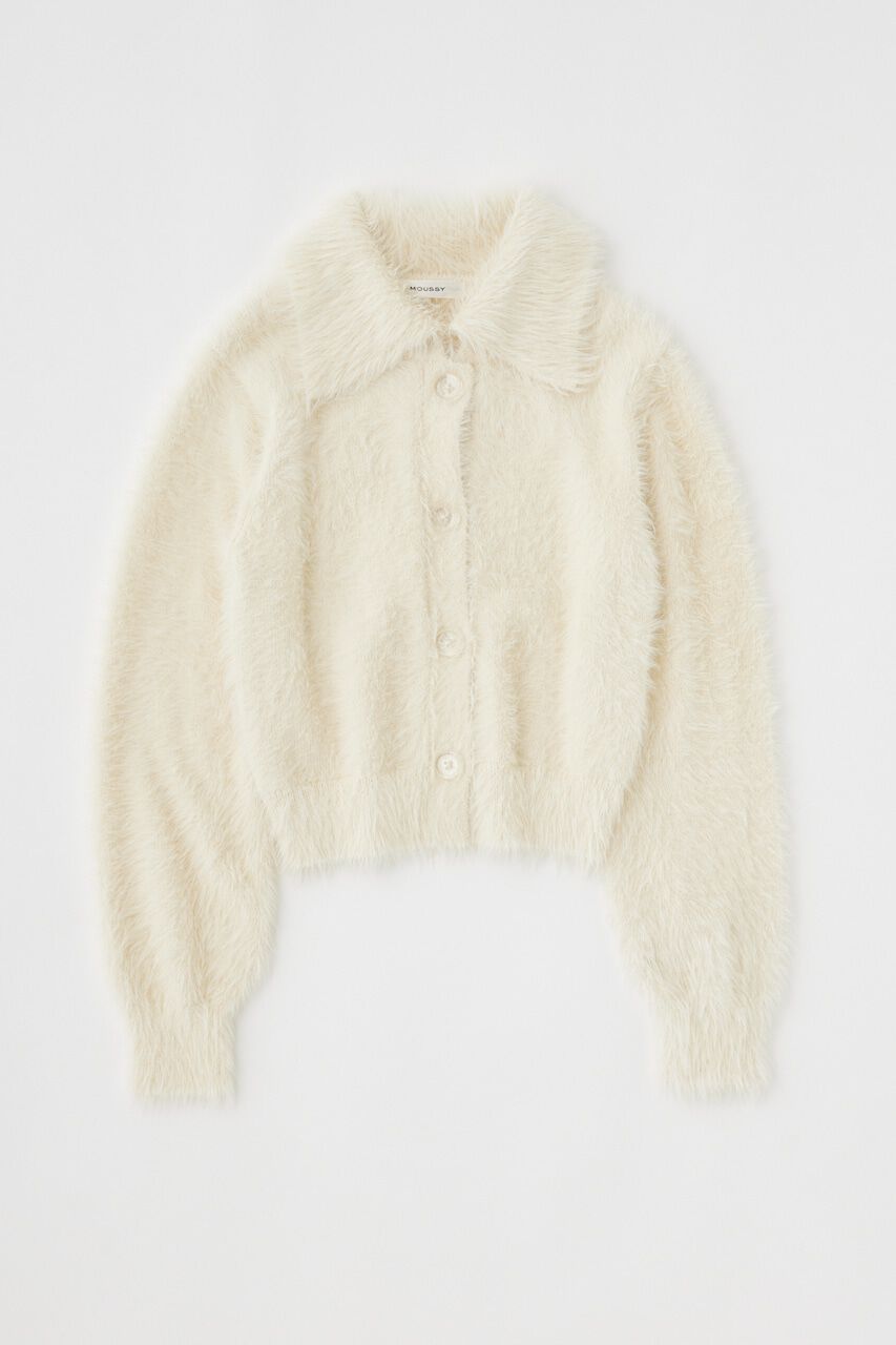 MOUSSY「FEATHER YARN KNIT シャツ」|ニット・セーター|