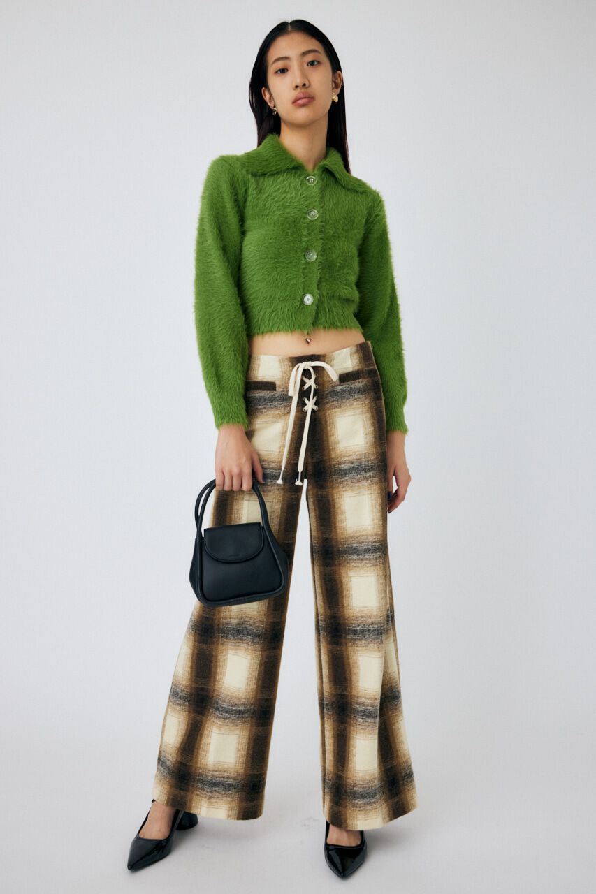 MOUSSY「FEATHER YARN KNIT シャツ」|ニット・セーター|