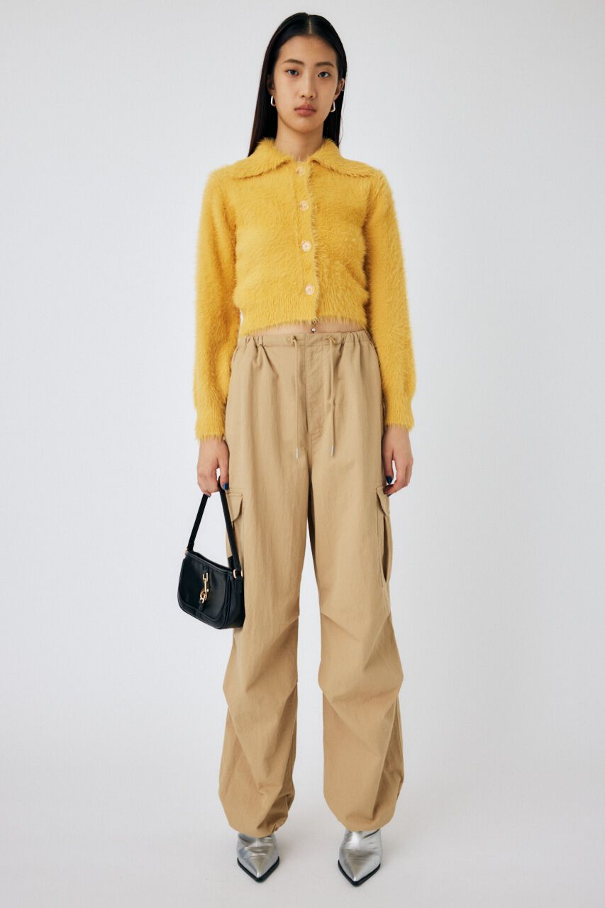 MOUSSY「FEATHER YARN KNIT シャツ」|ニット・セーター|