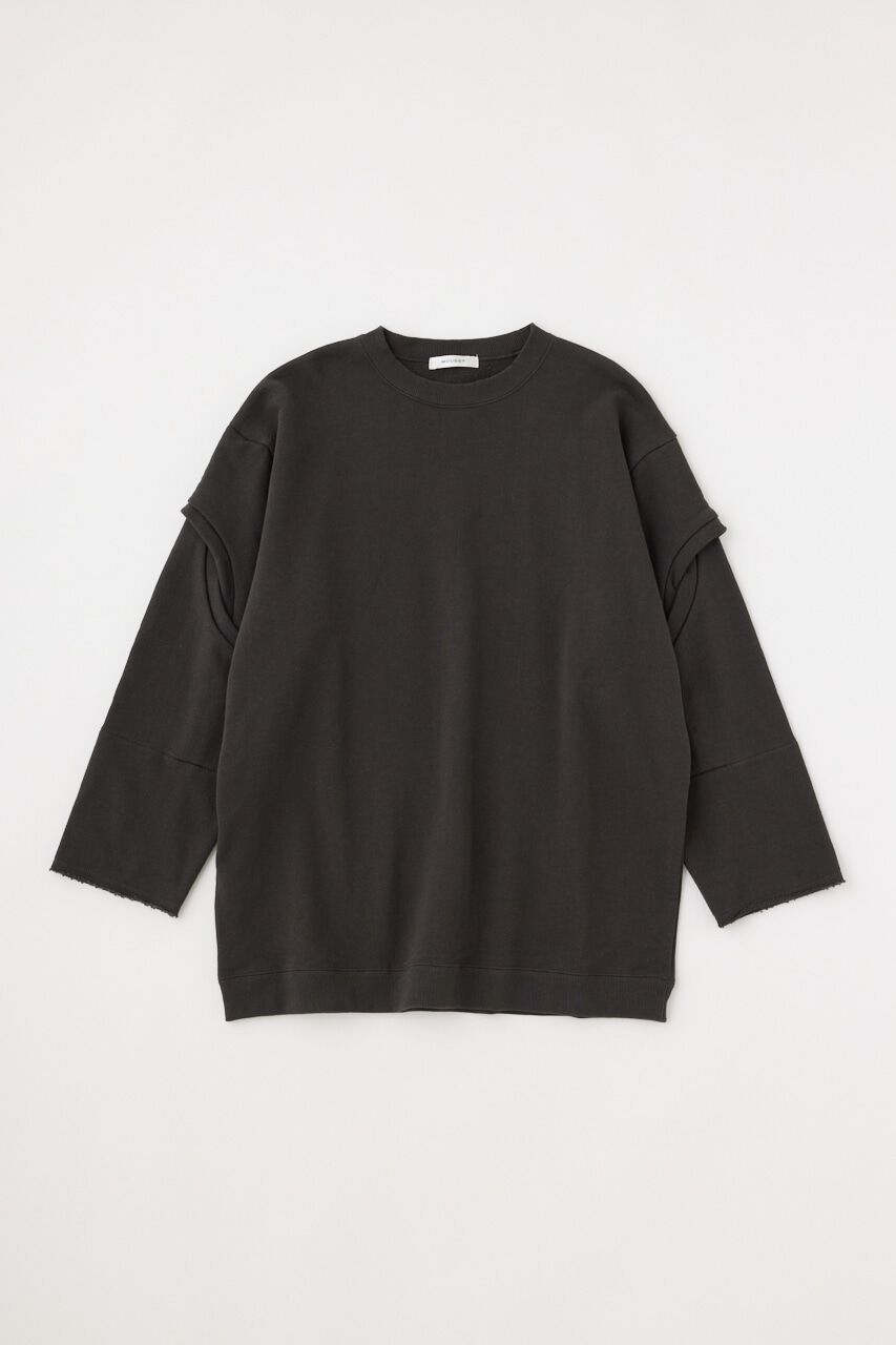 MOUSSY「OPEN SLEEVE スウェット」|Tシャツ・カットソー|