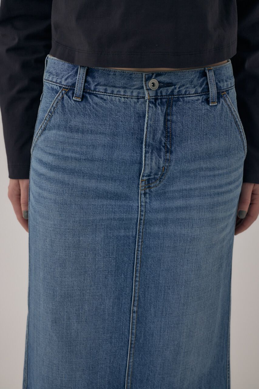 MOUSSY「オーガニックコットンデニムローライズデニムスカート」|スカート|