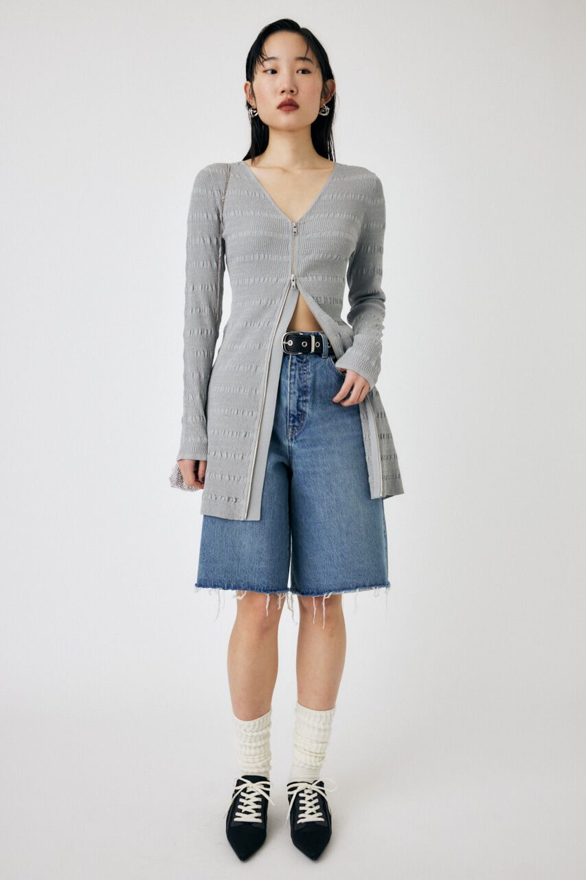 MOUSSY「OPEN STITCH KNIT MINI ドレス」|ワンピース|
