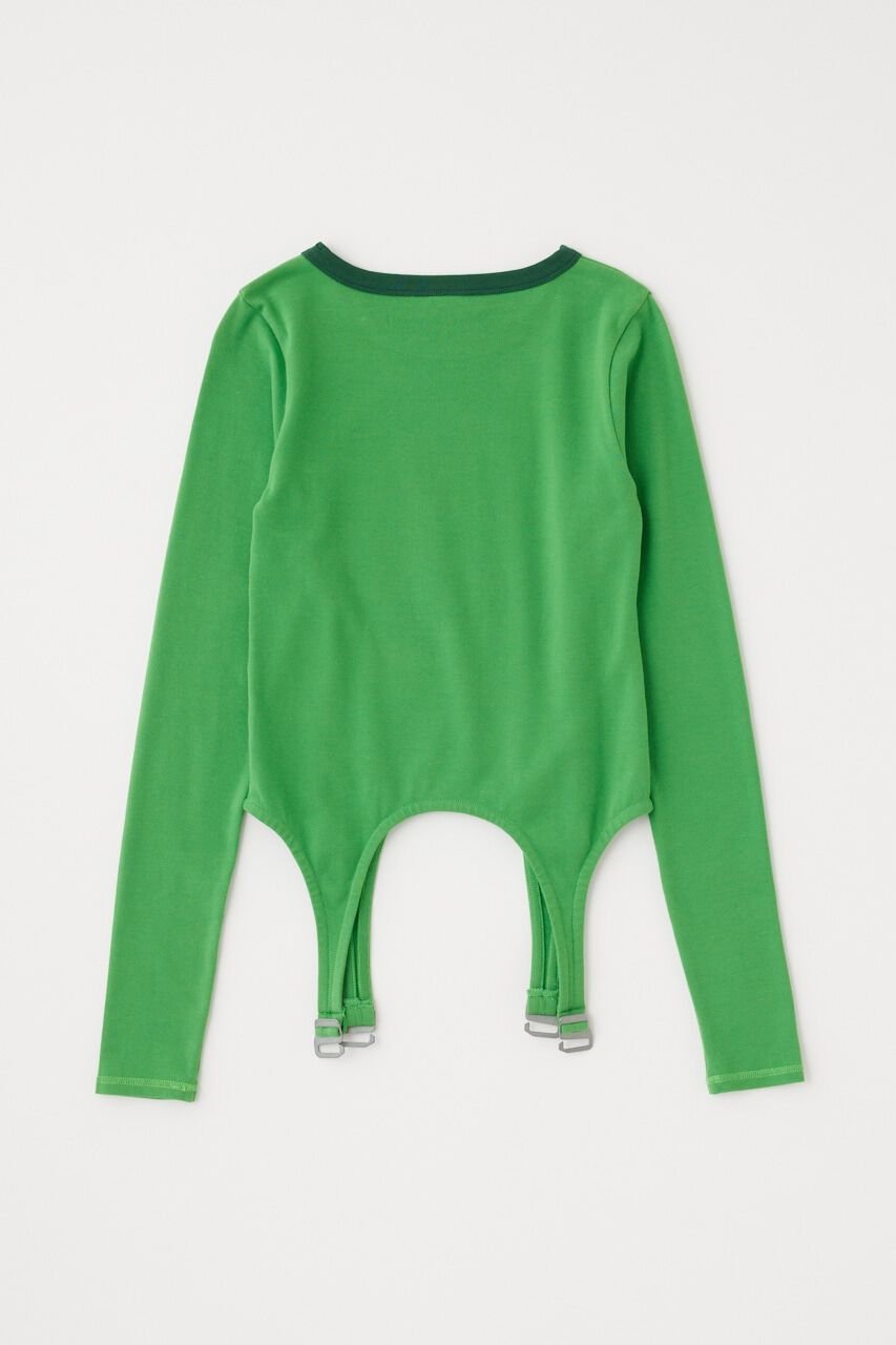 MOUSSY「GARTER DETAIL PRINT LS Tシャツ」|Tシャツ・カットソー|