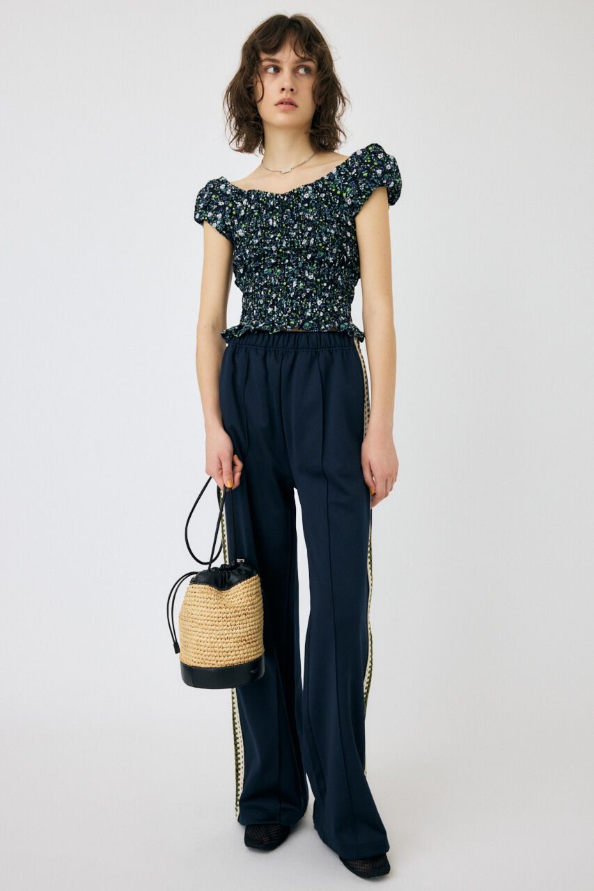 MOUSSY「GATHER FLOWER ブラウス」|シャツ・ブラウス|