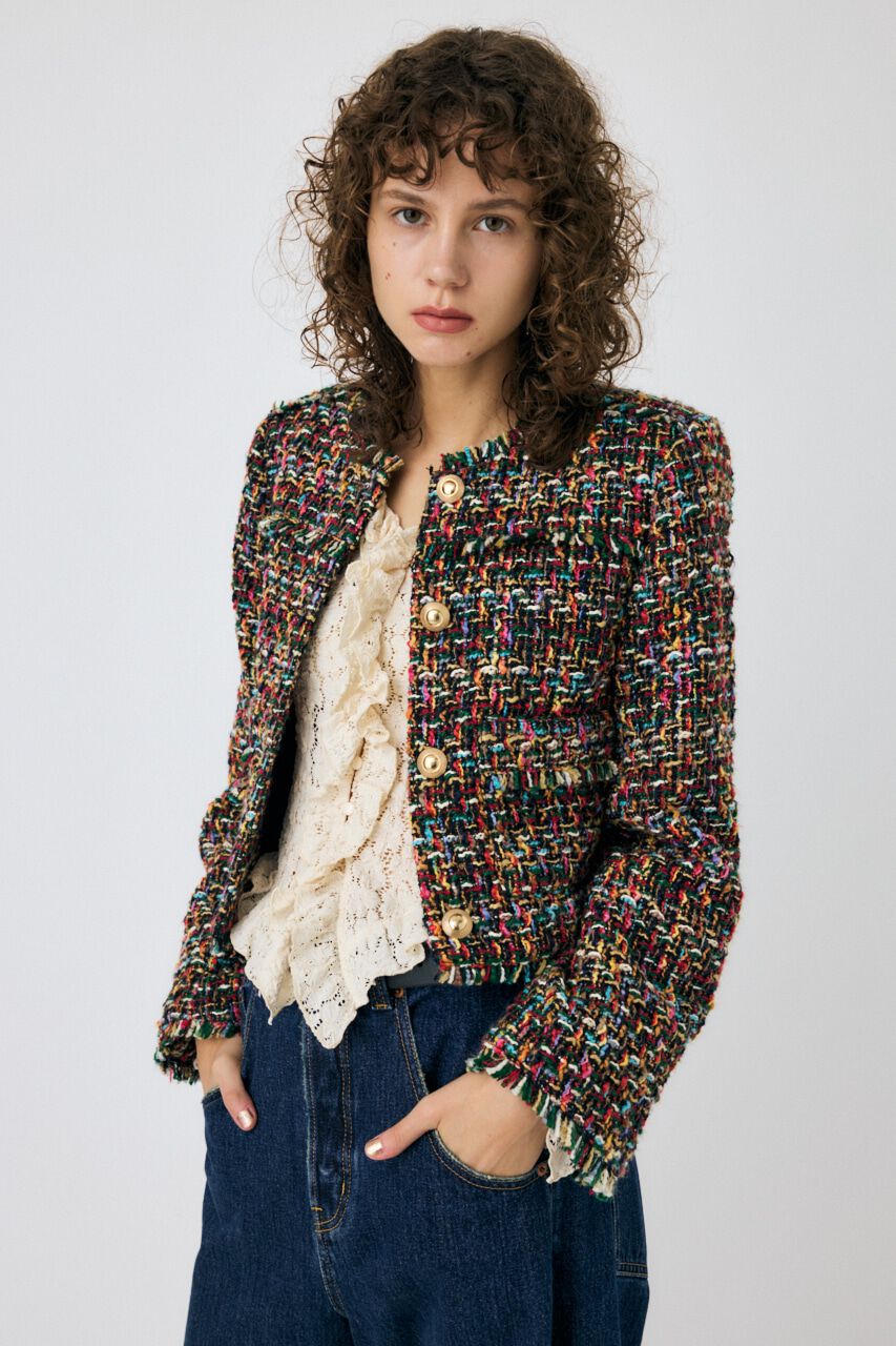 MOUSSY「COMPACT TWEED ジャケット」|その他|