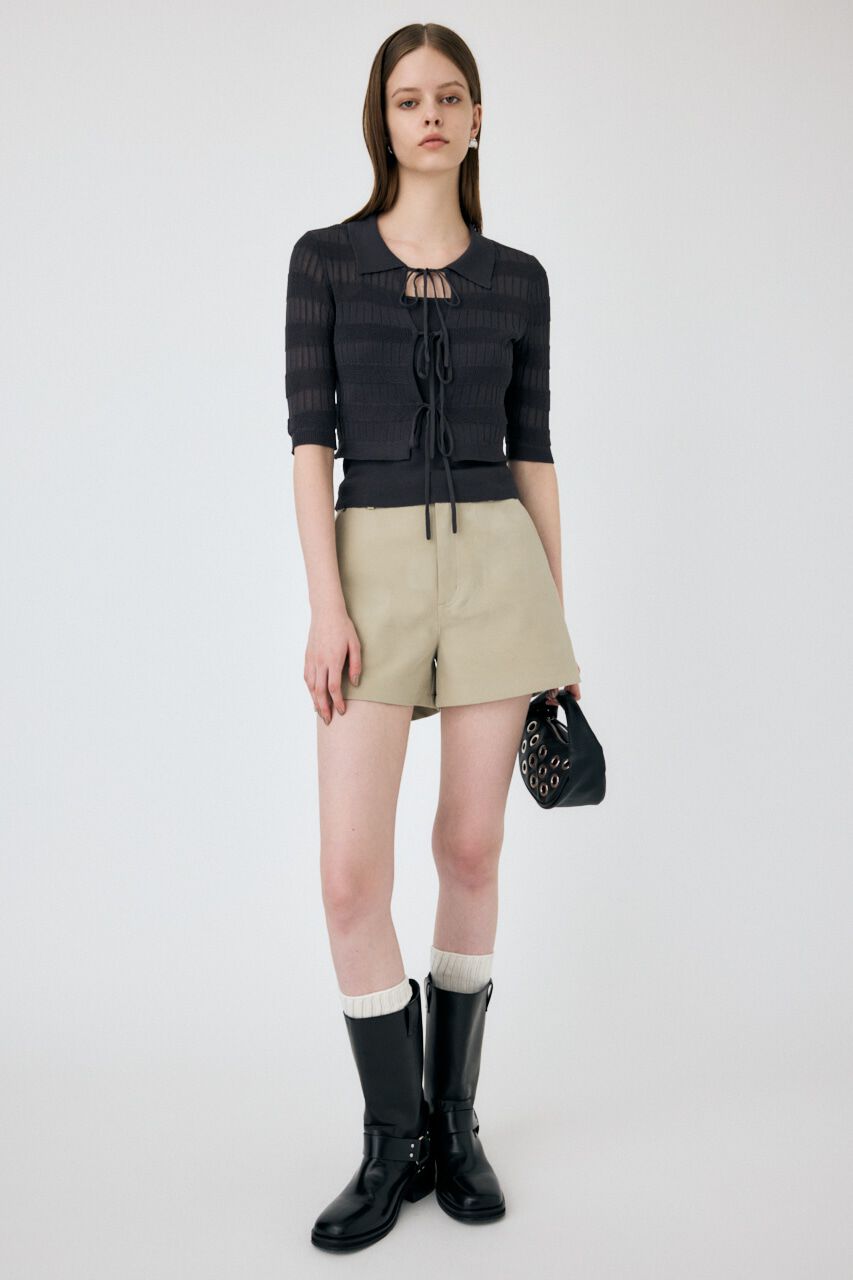 MOUSSY「F/LEATHER ショーツ」|その他|