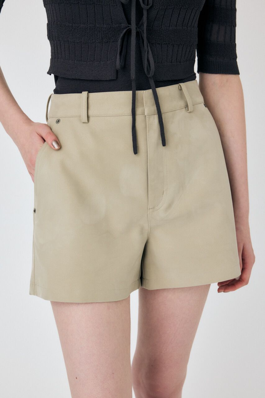 MOUSSY「F/LEATHER ショーツ」|その他|